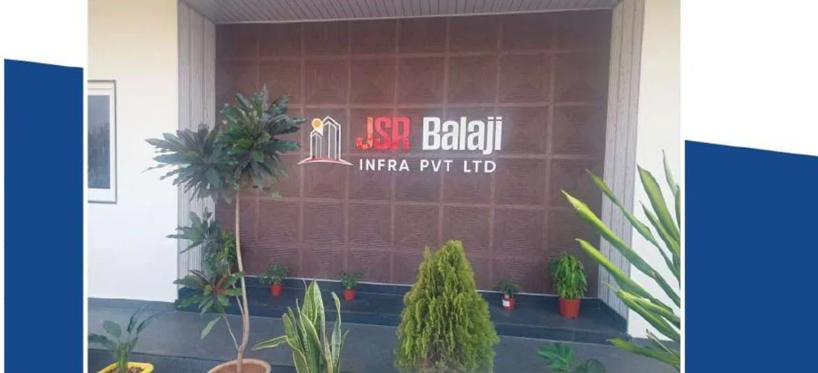 The JSR Balaji Infra administrative office at Atchutapuram
